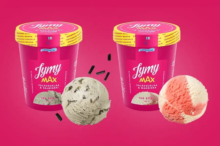 Jymy MAX - vähemmän kaloreita, enemmän nautintoa.