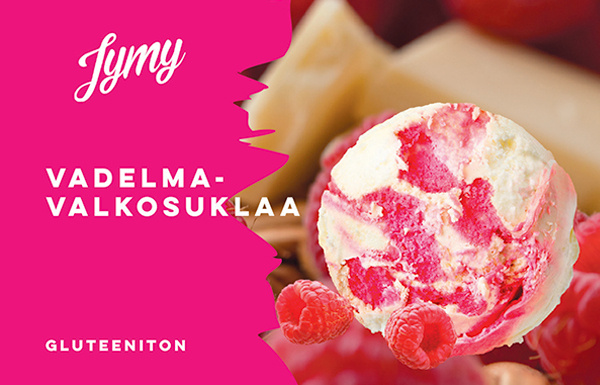Vadelma-valkosuklaa 5 L